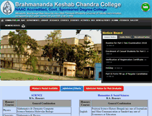 Tablet Screenshot of bkccollege.org